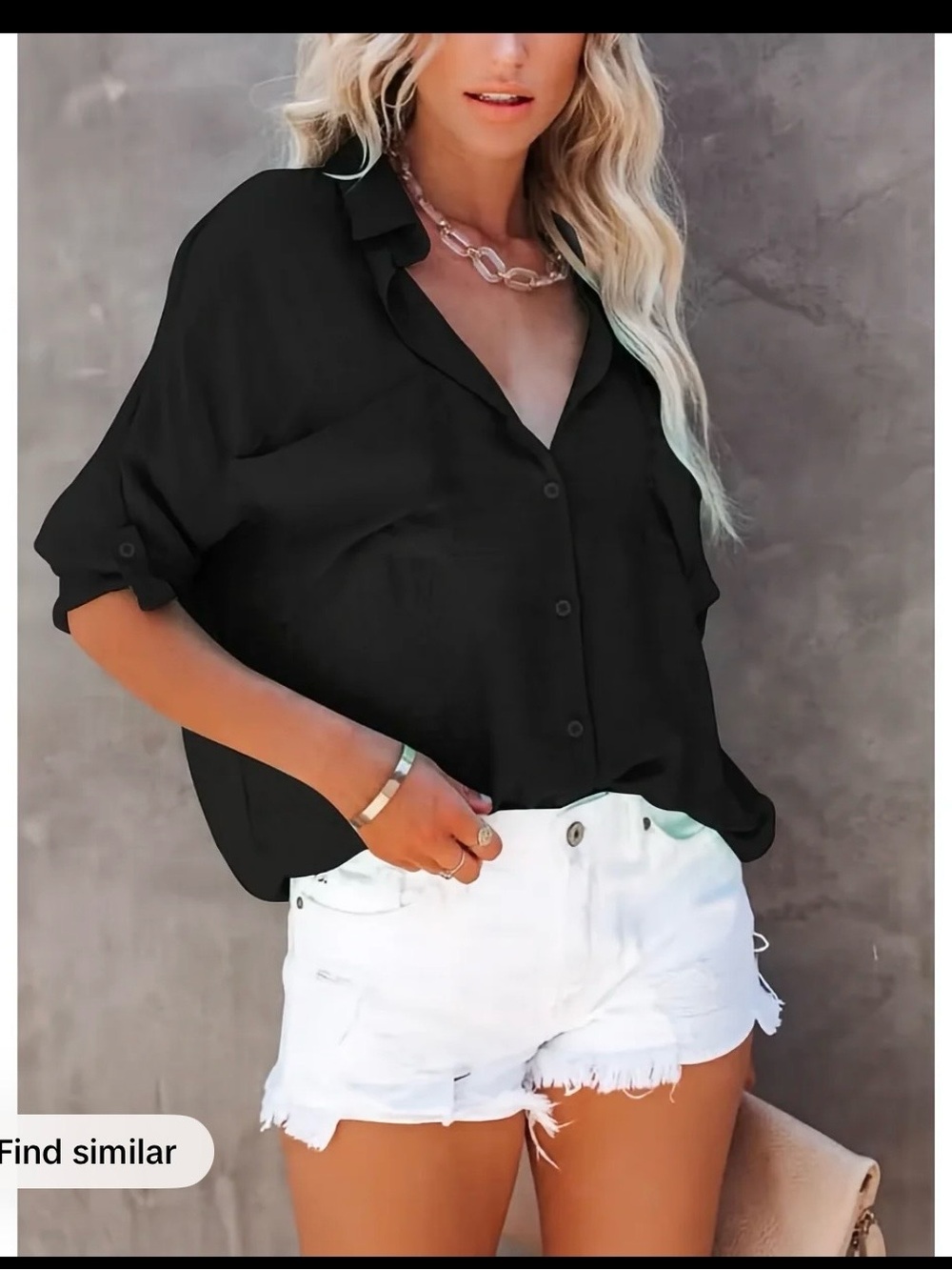 Breezy Lane Long-Sleeve Shirt Cover-Up women’s size large black, BNWT